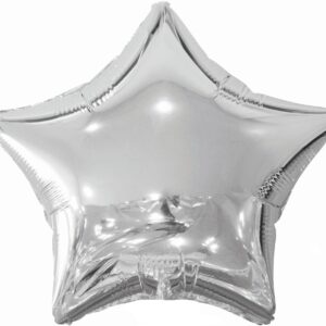 Шар звезда (48см) Серебро
