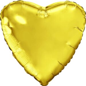 Шар сердце (48см) Золото