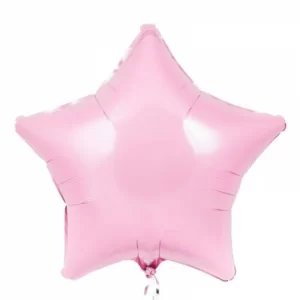 Шар звезда (48см), Нежно-розовый